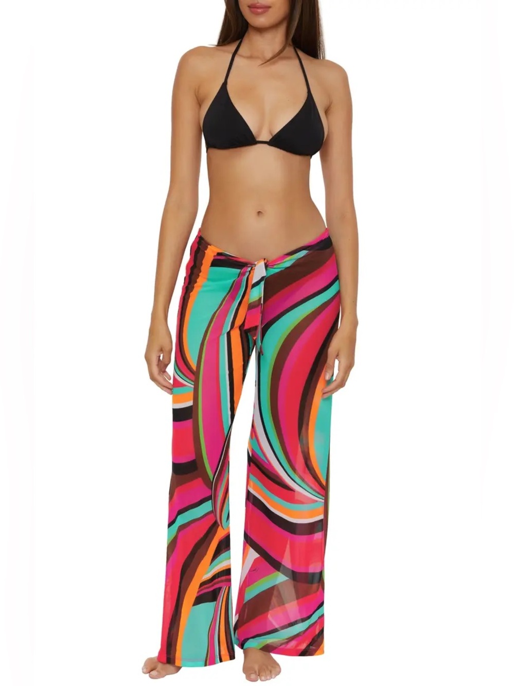 Trina Turk Swoop Mesh Cover-Up Pants Size S M L NEW Swim